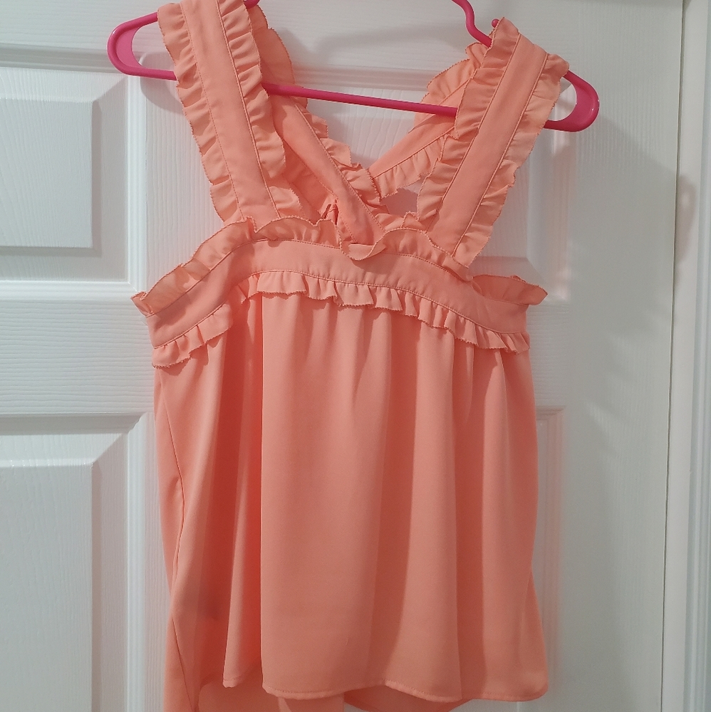 J. Crew chiffon tank